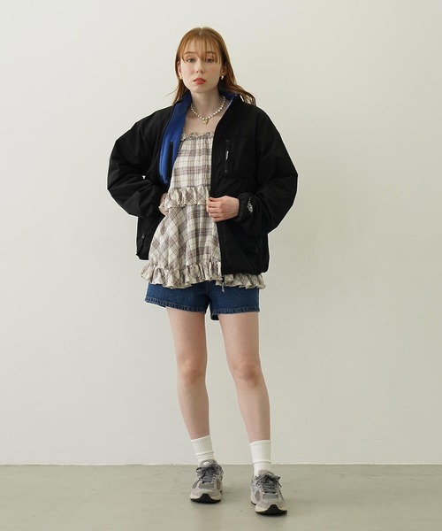 【MILKFED.】plaid tiered top MILKFED.｜PLAID TIERED TOP MILKFED. | Rakuten Fashion(楽天