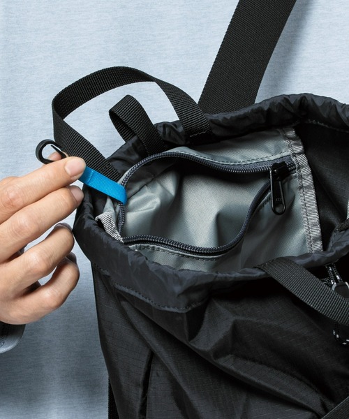 karrimor（カリマー）の「grab knapsack mini（バックパック/リュック・メンズ・チャコールグレー/ブラウン/ブラック・FREE）」の9枚目の写真