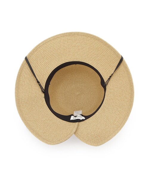 Dessin（デッサン）の「【UVカット・洗える】グログランリボンハット（ハット・レディース・ライトベージュ/ブラウン系その他2・00）」の6枚目の写真
