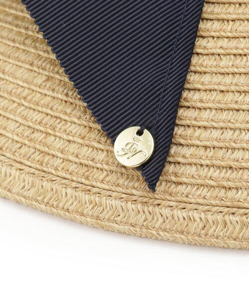 Dessin（デッサン）の「【UVカット・洗える】グログランリボンハット（ハット・レディース・ライトベージュ/ブラウン系その他2・00）」の8枚目の写真