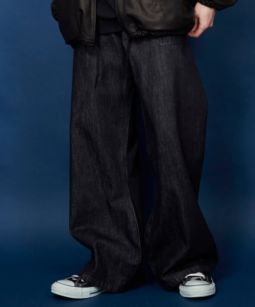 unrelaxing（アンリラクシング）の「US NAVY　デニムパンツ（デニムパンツ・メンズ・インディゴブルー/ブラック・マルチサイズ）」の12枚目の写真