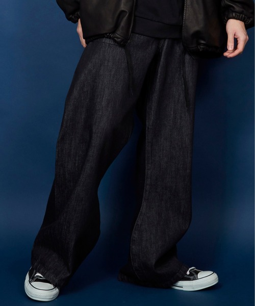 unrelaxing（アンリラクシング）の「US NAVY　デニムパンツ（デニムパンツ・メンズ・インディゴブルー/ブラック・マルチサイズ）」の13枚目の写真