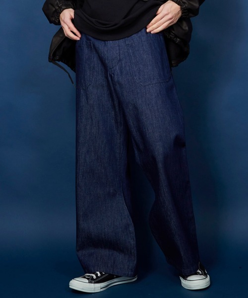 unrelaxing（アンリラクシング）の「US NAVY　デニムパンツ（デニムパンツ・メンズ・インディゴブルー/ブラック・マルチサイズ）」の19枚目の写真