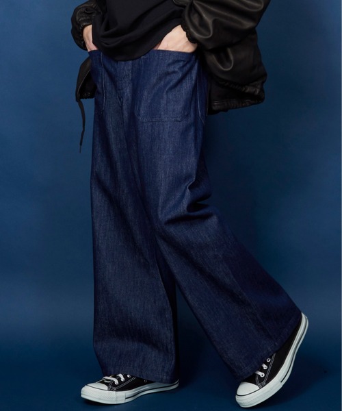 unrelaxing（アンリラクシング）の「US NAVY　デニムパンツ（デニムパンツ・メンズ・インディゴブルー/ブラック・マルチサイズ）」の20枚目の写真