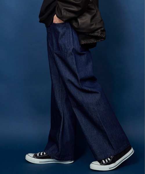 unrelaxing（アンリラクシング）の「US NAVY　デニムパンツ（デニムパンツ・メンズ・インディゴブルー/ブラック・マルチサイズ）」の21枚目の写真