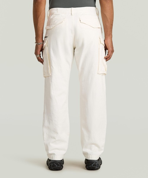 G-STAR(ジースター)の「ROVIC 3D LOOSE JEANS/立体裁断ワイドルーズカーゴジーンズ(デニムパンツ・メンズ・ホワイト系その他・28/30/30/30/32/30/34/30)」の2枚目の写真