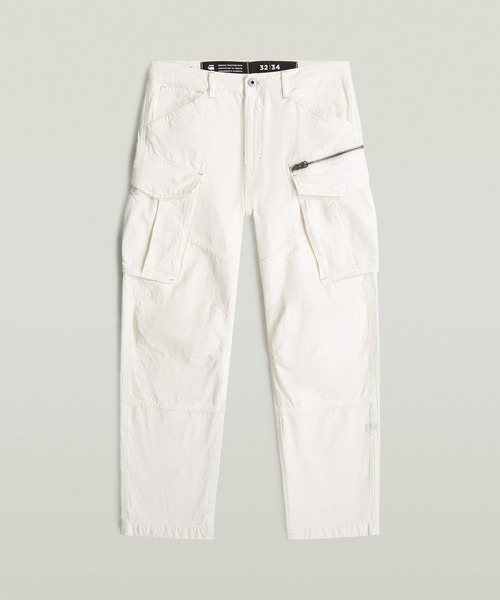 G-STAR(ジースター)の「ROVIC 3D LOOSE JEANS/立体裁断ワイドルーズカーゴジーンズ(デニムパンツ・メンズ・ホワイト系その他・28/30/30/30/32/30/34/30)」の6枚目の写真