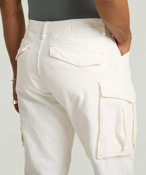 G-STAR(ジースター)の「ROVIC 3D LOOSE JEANS/立体裁断ワイドルーズカーゴジーンズ(デニムパンツ・メンズ・ホワイト系その他・28/30/30/30/32/30/34/30)」の5枚目の写真