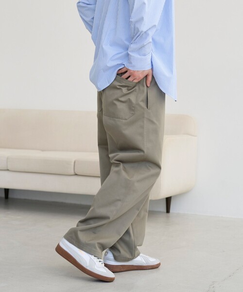 coen(コーエン)の「【REDKAP/レッドキャップ】別注ツイルイージーワイドパンツ(その他パンツ・メンズ・ブラック/ベージュ・M/L/XL)」の11枚目の写真