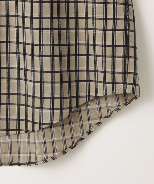 CITEN（シテン）の「＜CITEN＞ドビーチェックビッグシャツ（シャツ/ブラウス・メンズ・ベージュ・L/M）」の10枚目の写真