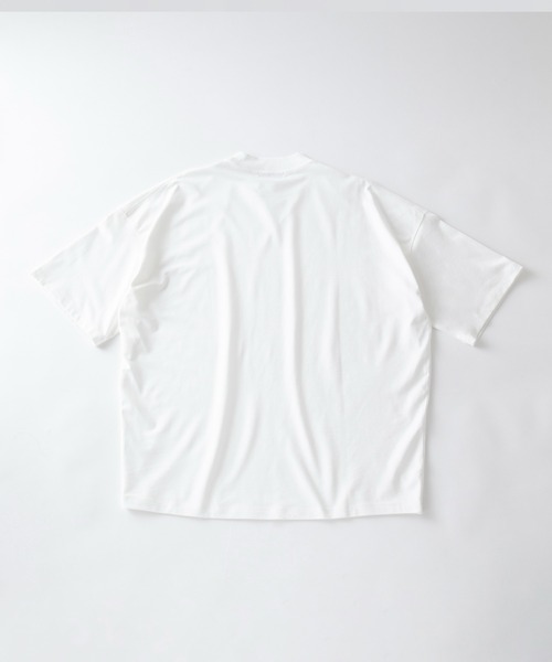 NewAnce(ニュアンス)の「【NewAnce】Oversize Mock Neck Tee /オーバーサイズモックネックTee(Tシャツ/カットソー・メンズ・ホワイト/ブラック/ネイビー・M/L)」の8枚目の写真