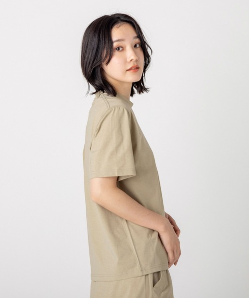 L.L.Bean(エルエルビーン)の「【JAPAN EDITION】ビーンズ・カタディン・ポケット・ティ(Tシャツ/カットソー・レディース・ブラック系/ネイビー/タン・MEDIUM)」の6枚目の写真