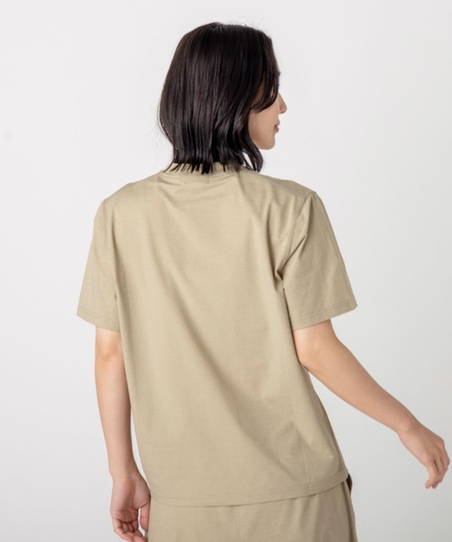 L.L.Bean(エルエルビーン)の「【JAPAN EDITION】ビーンズ・カタディン・ポケット・ティ(Tシャツ/カットソー・レディース・ブラック系/ネイビー/タン・MEDIUM)」の5枚目の写真
