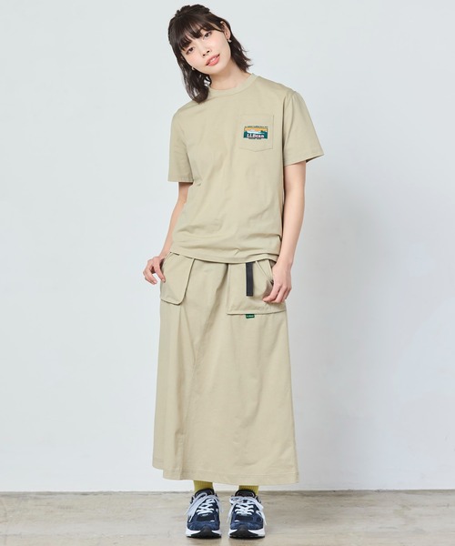 L.L.Bean(エルエルビーン)の「【JAPAN EDITION】ビーンズ・カタディン・ポケット・ティ(Tシャツ/カットソー・レディース・ブラック系/ネイビー/タン・MEDIUM)」の20枚目の写真