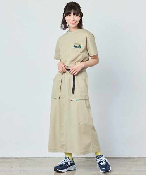 L.L.Bean(エルエルビーン)の「【JAPAN EDITION】ビーンズ・カタディン・ポケット・ティ(Tシャツ/カットソー・レディース・ブラック系/ネイビー/タン・MEDIUM)」の16枚目の写真