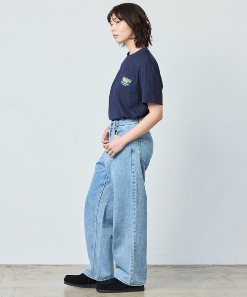 L.L.Bean(エルエルビーン)の「【JAPAN EDITION】ビーンズ・カタディン・ポケット・ティ(Tシャツ/カットソー・レディース・ブラック系/ネイビー/タン・MEDIUM)」の10枚目の写真