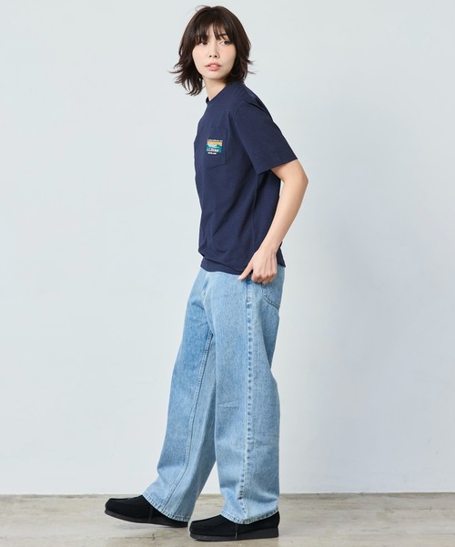 L.L.Bean(エルエルビーン)の「【JAPAN EDITION】ビーンズ・カタディン・ポケット・ティ(Tシャツ/カットソー・レディース・ブラック系/ネイビー/タン・MEDIUM)」の13枚目の写真