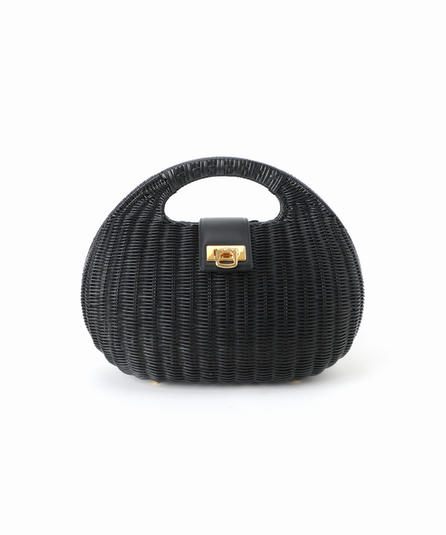 capaf（カパフ）の「CAPAF カパフ 別注BAG 11371（かごバッグ・レディース・ブラック・FREE）」の4枚目の写真