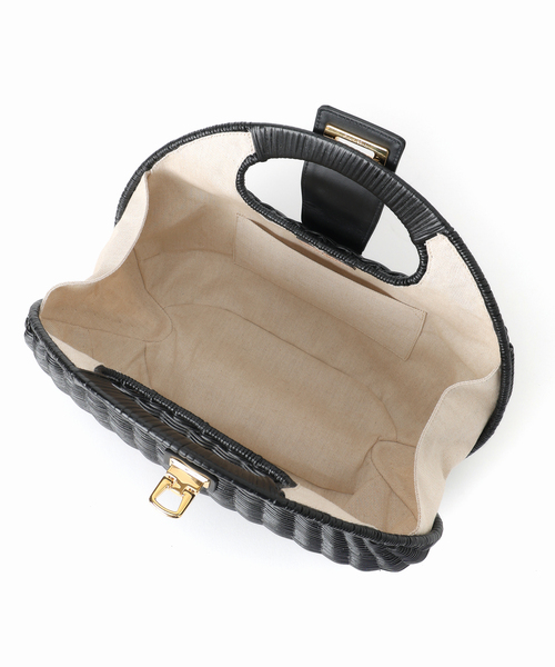 capaf（カパフ）の「CAPAF カパフ 別注BAG 11371（かごバッグ・レディース・ブラック・FREE）」の15枚目の写真