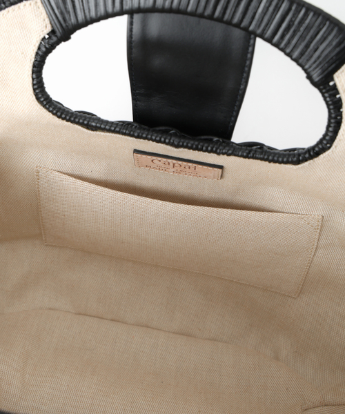 capaf（カパフ）の「CAPAF カパフ 別注BAG 11371（かごバッグ・レディース・ブラック・FREE）」の13枚目の写真