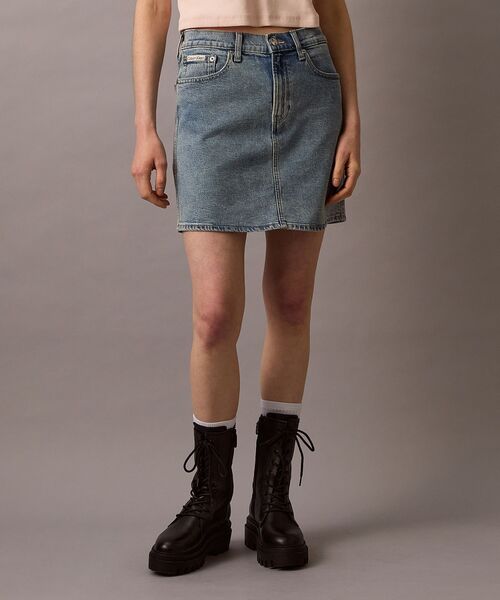 [ ] CKJeans Aラインミニスカート ☆送料込☆ ☆関税込☆Calvin Klein☆CKJeans Aラインミニスカート