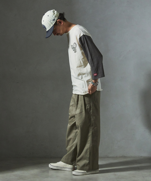 JOURNAL STANDARD relume(ジャーナルスタンダード レリューム)の「Rawlings / ローリングス 別注 SLAB BASEBALL 7S TEE(Tシャツ/カットソー・メンズ・ネイビー/イエロー/ブラック/レッド・MEDIUM/LARGE)」の11枚目の写真