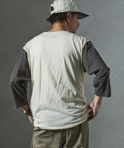 JOURNAL STANDARD relume(ジャーナルスタンダード レリューム)の「Rawlings / ローリングス 別注 SLAB BASEBALL 7S TEE(Tシャツ/カットソー・メンズ・ネイビー/イエロー/ブラック/レッド・MEDIUM/LARGE)」の15枚目の写真