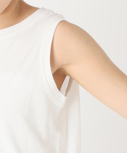 SLOBE IENA（スローブイエナ）の「《2枚セット/一部カラーWEB・店舗限定》エアリーギャザーキャミワンピースセット（ワンピース・レディース・ブラック/ブルー/オレンジ/パープル系その他・FREE）」の14枚目の写真