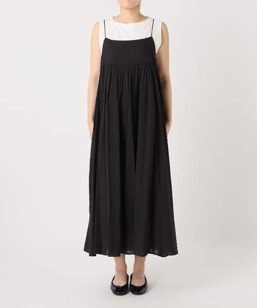 スローブイエナ　エアリーギャザーキャミワンピースセット スローブ イエナ（SLOBE IENA）/《2枚セット/一部カラーWEB