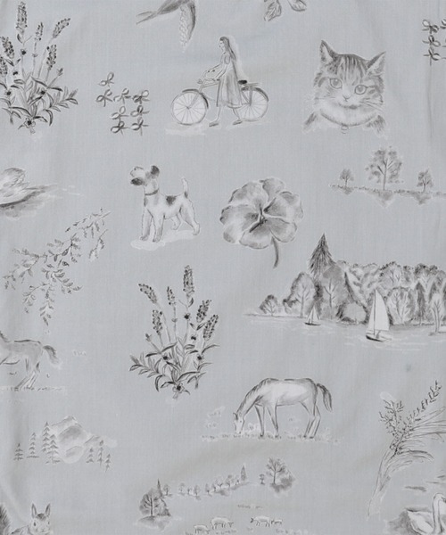 haupia（ハウピア）の「湖畔のレモンクリームパイ【トートバッグ】（トートバッグ・レディース・オフホワイト/グレー・FREE）」の13枚目の写真