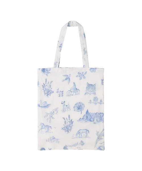 haupia（ハウピア）の「湖畔のレモンクリームパイ【トートバッグ】（トートバッグ・レディース・オフホワイト/グレー・FREE）」の12枚目の写真