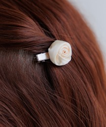 ローズ」に該当するヘアアクセサリー（ホワイト/白色系