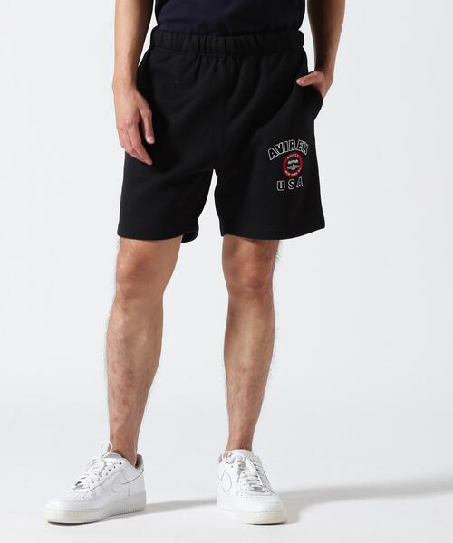 AVIREX(アヴィレックス)の「《直営店限定》VARSITY LOGO SHORTS / バーシティ ロゴ ショーツ / AVIREX / アヴィレックス(その他パンツ・メンズ・オレンジ/ブラック/グレー・2XL/M/XL/L)」の2枚目の写真