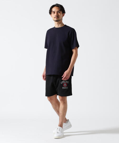 AVIREX（アヴィレックス）の「《直営店限定》VARSITY LOGO SHORTS / バーシティ ロゴ ショーツ / AVIREX / アヴィレックス（その他パンツ・メンズ・オレンジ/ブラック/グレー・2XL/M/XL/L）」の4枚目の写真