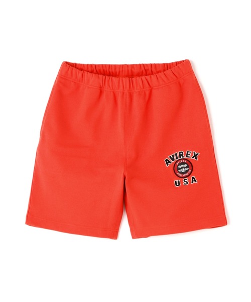 AVIREX（アヴィレックス）の「《直営店限定》VARSITY LOGO SHORTS / バーシティ ロゴ ショーツ / AVIREX / アヴィレックス（その他パンツ・メンズ・オレンジ/ブラック/グレー・2XL/M/XL/L）」の7枚目の写真