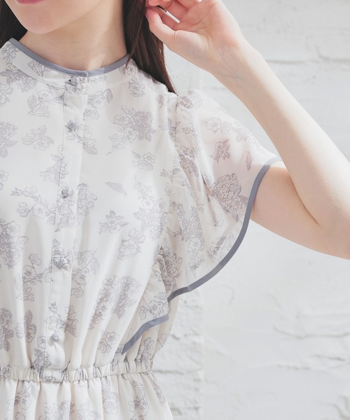 Honeys（ハニーズ）の「フリル袖ワンピース（ワンピース）」 - WEAR