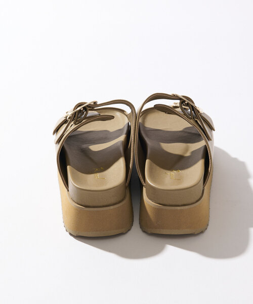 RIVE DROITE(リヴドロワ)の「【R.good(アールドットグッド)】Wバックルサンダル(サンダル・レディース・ブラック/ベージュ・SMALL/MEDIUM/LARGE)」の21枚目の写真