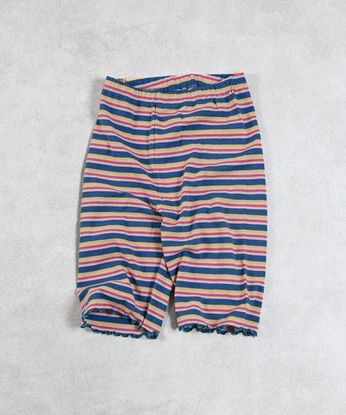 MARKEY'S(マーキーズ)の「先染めボーダーバイカーパンツ/おとな(その他パンツ・レディース・ライム/ブルー/ベージュ・160cm)」の3枚目の写真