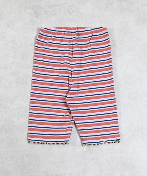 MARKEY'S(マーキーズ)の「先染めボーダーバイカーパンツ/おとな(その他パンツ・レディース・ライム/ブルー/ベージュ・160cm)」の5枚目の写真