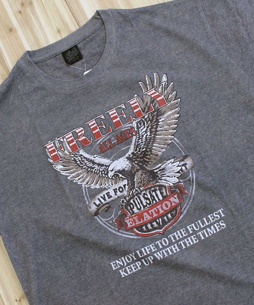 TopIsm（トップイズム）の「オーバーサイズ ビンテージ調 昇華プリント半袖Tシャツ（Tシャツ/カットソー・メンズ・D/E/C/B/A/F・L/LL/M）」の10枚目の写真