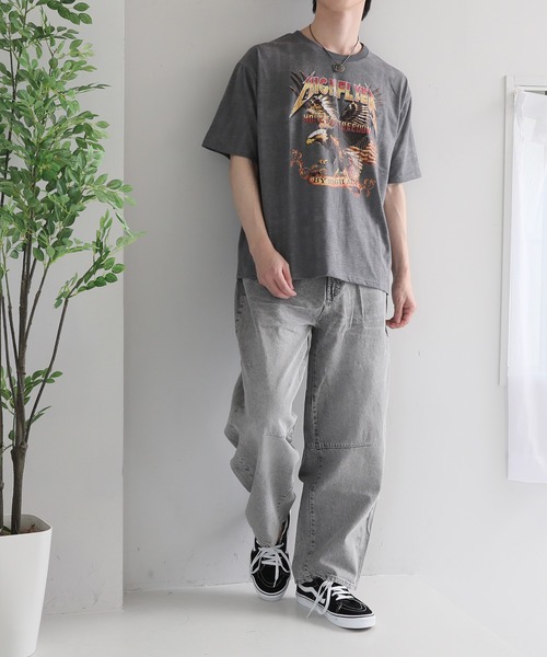 TopIsm（トップイズム）の「オーバーサイズ ビンテージ調 昇華プリント半袖Tシャツ（Tシャツ/カットソー・メンズ・D/E/C/B/A/F・L/LL/M）」の20枚目の写真