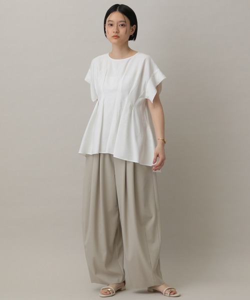 A part by（アパートバイ）の「タックデザインブラウス（シャツ/ブラウス・レディース・ベージュ系その他/ブラック/オフホワイト/オレンジ系その他4/ライトブルー・FREE）」の6枚目の写真