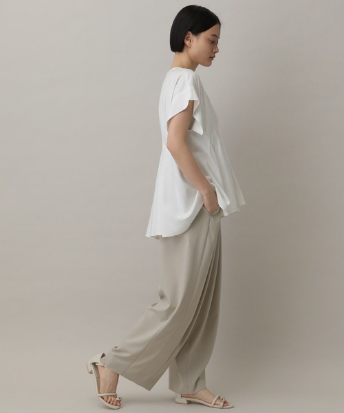 A part by（アパートバイ）の「タックデザインブラウス（シャツ/ブラウス・レディース・ベージュ系その他/ブラック/オフホワイト/オレンジ系その他4/ライトブルー・FREE）」の8枚目の写真