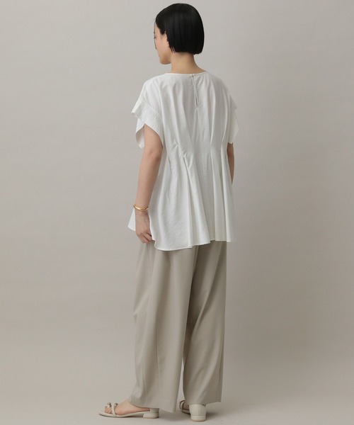 A part by（アパートバイ）の「タックデザインブラウス（シャツ/ブラウス・レディース・ベージュ系その他/ブラック/オフホワイト/オレンジ系その他4/ライトブルー・FREE）」の9枚目の写真