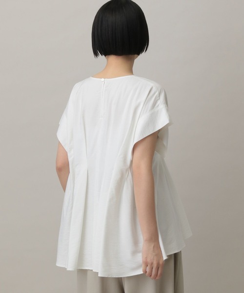 A part by（アパートバイ）の「タックデザインブラウス（シャツ/ブラウス・レディース・ベージュ系その他/ブラック/オフホワイト/オレンジ系その他4/ライトブルー・FREE）」の14枚目の写真