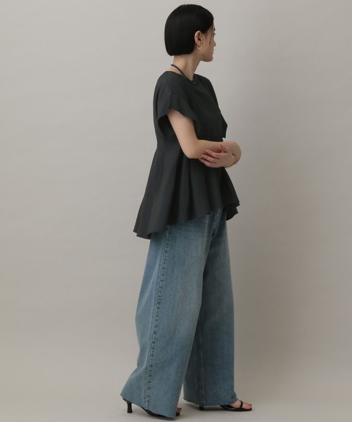 A part by（アパートバイ）の「タックデザインブラウス（シャツ/ブラウス・レディース・ベージュ系その他/ブラック/オフホワイト/オレンジ系その他4/ライトブルー・FREE）」の18枚目の写真