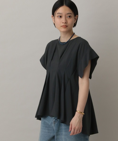 A part by（アパートバイ）の「タックデザインブラウス（シャツ/ブラウス・レディース・ベージュ系その他/ブラック/オフホワイト/オレンジ系その他4/ライトブルー・FREE）」の20枚目の写真