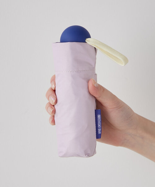 BIRTHDAY BAR(バースデイバー)の「【晴雨兼用 折りたたみ日傘】丸手元コンパクト(折りたたみ傘・レディース・ピンク/バイオレット/グリーン系その他4/アイボリー・0)」の18枚目の写真