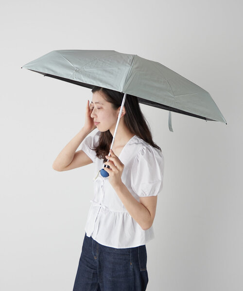 BIRTHDAY BAR(バースデイバー)の「【晴雨兼用 折りたたみ日傘】丸手元コンパクト(折りたたみ傘・レディース・ピンク/バイオレット/グリーン系その他4/アイボリー・0)」の16枚目の写真