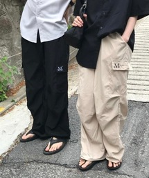 Outfitter lab（アウトフィッターラボ）の「【日本未発売/WEB限定】MUCENT(ムセント)/ワイド ルーズ イージー カーゴパンツ/GROSS NYLON PARACHUTE CARGO PANTS（カーゴパンツ）」